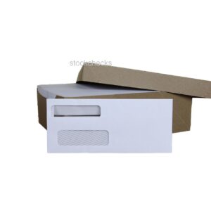 5,000ct, 9 double window security envelopes, tinted, self seal. fits quicken, quickbooks, microsoft money checks, quick books, intuit