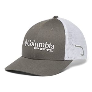 Columbia unisex adult PFG Mesh Ball Cap, Titanium, Hook, Small-Medium US