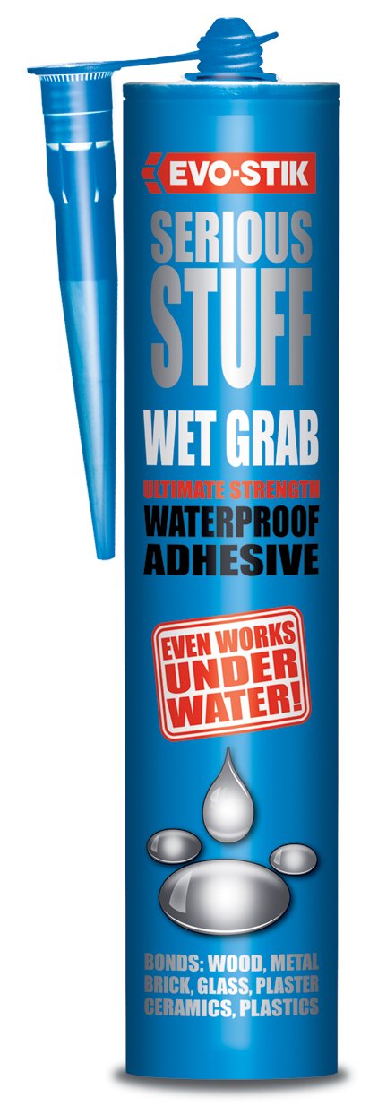 2 x Evo Stik Strong Stuff Waterproof Grab Adhesive