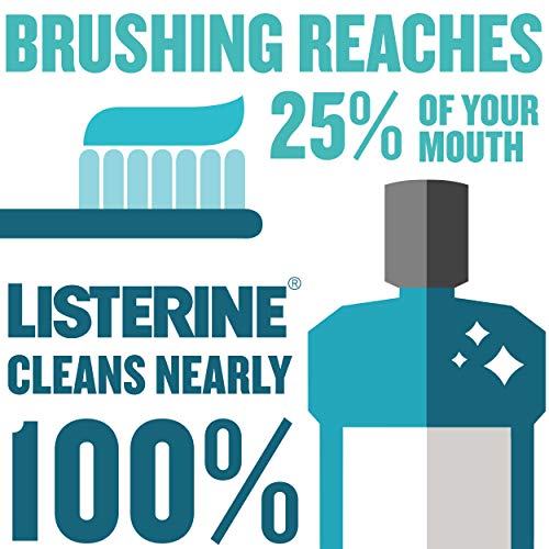 Listerine Zero Clean Mint Mouthwash for Fresher Breath and Good Oral Hygiene,1.5L