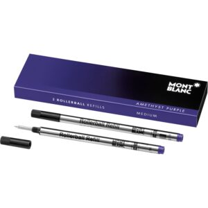 mont blanc rollerball refill, m 2x1, amethyst purple (106931)