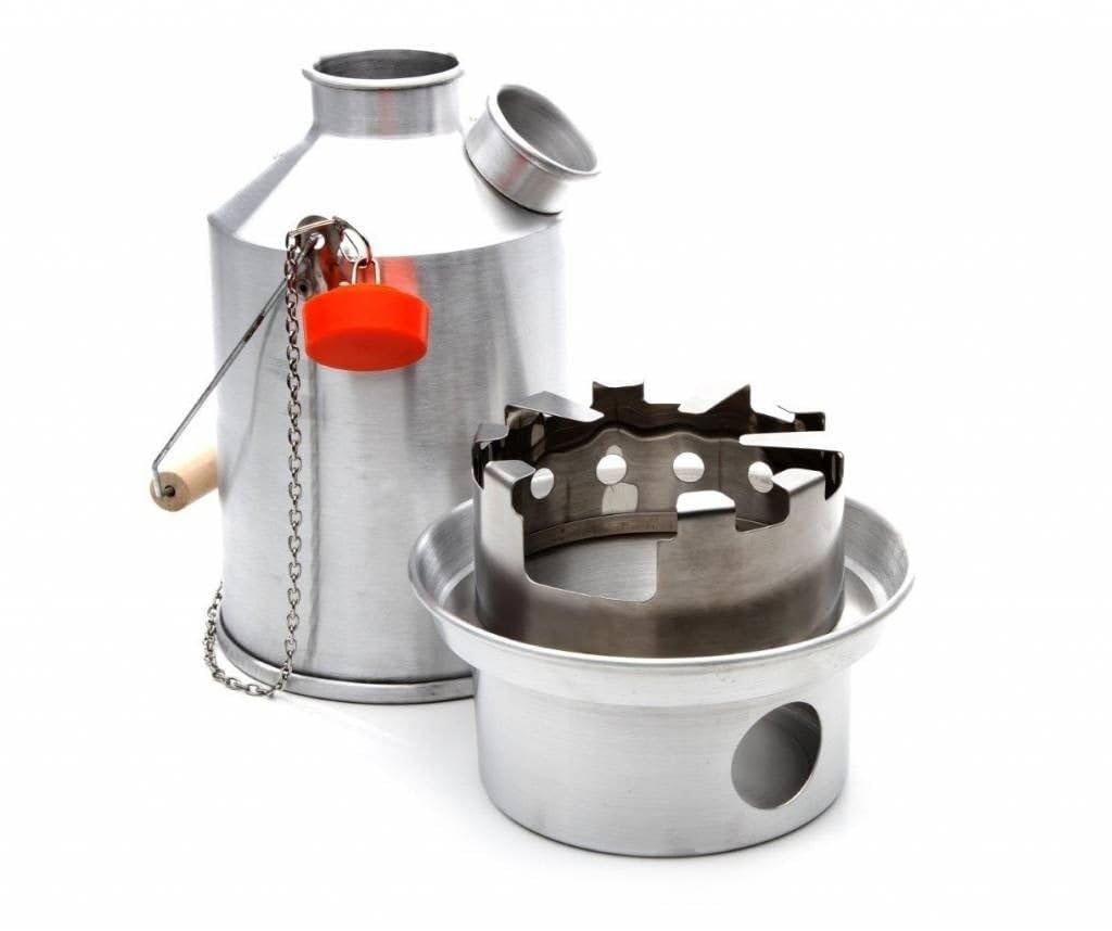 Large Hobo Stove Kelly Kettle Stainless Steel - Fits ONLY Base Camp and Scout models. Cook for hours with sticks and twigs. For Camping, Hunting, Fishing, Scout Camp, Emergencies, Hurricanes, Tornados