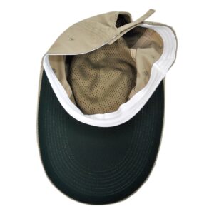 Torrey Hats UPF 50+ Long Bill Adjustable Baseball Cap (Khaki)