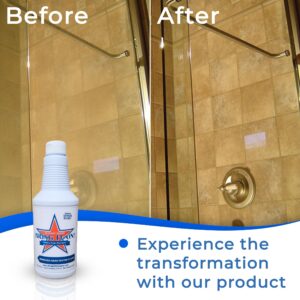 Grout Cleaner, Hard Water Stain Remover, Remove Spots on Shower Door, Clean Tile, Fiberglass, Windows, Grout Lines Bring It On Cleaner 16 Ounce