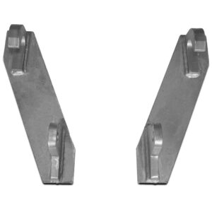 titan attachments mounting brackets pair fits john deere global euro loaders