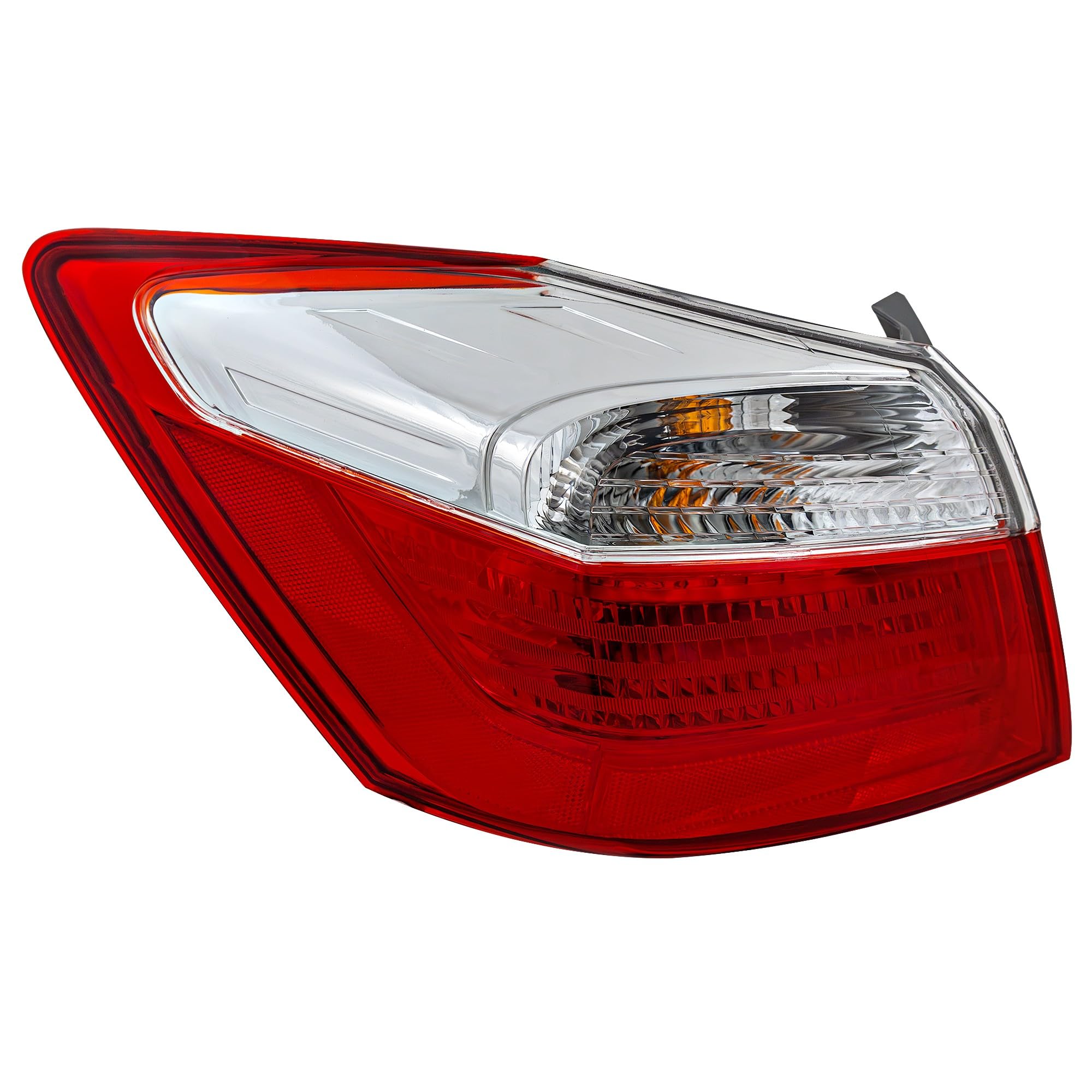 Evan Fischer Driver Side Outer Tail Light Compatible with 2013-2015 Honda Accord EX LX Sport Models Sedan HO2804101