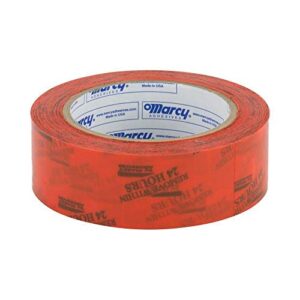 marcy molding orange tape 1.5x108 ft