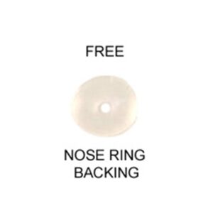 316L Surgical Steel Gold-Tone Micro Nose Screw Ring 1.5mm Ball 20G