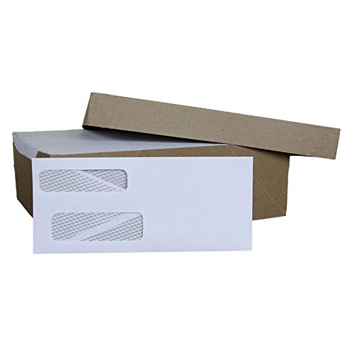 500ct, 9 Double Window Security Envelopes, Tinted, Gummed: Fits Software Compatible Check, Some Quicken, Quickbooks, Microsoft Money Checks, Quick Books, Intuit