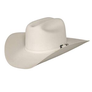 RESISTOL Men's 2X Pageant Wool Felt Cowboy Hat White 7 1/4