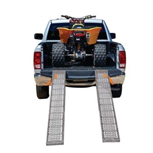 1000 Lb Pound Steel Metal Loading Ramps 6'x9" - Set of 2