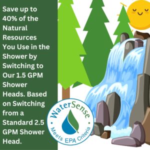 High Sierra Showerheads® - Solid Metal 1.5 GPM High-Efficiency, Low-Flow Shower Head with Pressure Control Valve that Shuts It Off to Just a Trickle - Chrome