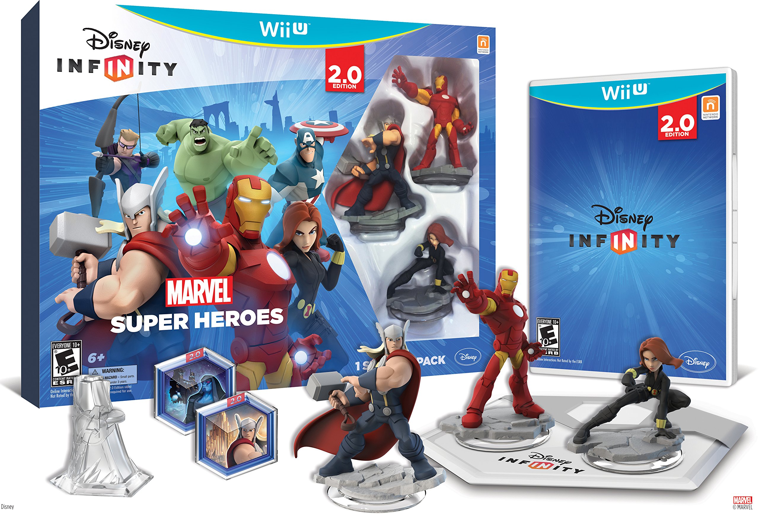 Disney INFINITY: Marvel Super Heroes (2.0 Edition) Video Game Starter Pack - Wii U