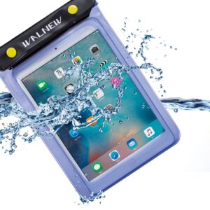 WALNEW Universal Waterproof eReader Protective Case Cover for Amazon All-New Kindle 2022/Kindle Paperwhite/Oasis/Keyboard/Kindle Fire 7, iPad Mini, Kobo Clara/Nia and more, Blue