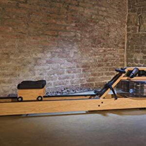 WaterRower Oak Rowing Machine with S4 Monitor | USA Made | Original Handcrafted Erg Machine for Home Use & Gym | Best Warranty