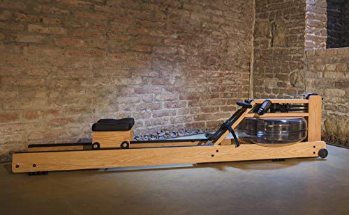 WaterRower Oak Rowing Machine with S4 Monitor | USA Made | Original Handcrafted Erg Machine for Home Use & Gym | Best Warranty