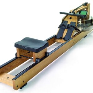 WaterRower Oak Rowing Machine with S4 Monitor | USA Made | Original Handcrafted Erg Machine for Home Use & Gym | Best Warranty