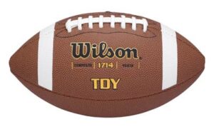 wilson tdy official composite football, age 11-14