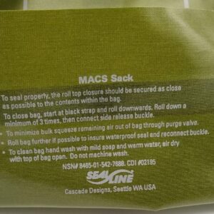 2 PK Water Resistant USMC MACS Sack Dry Bag (9L/20# Capacity)