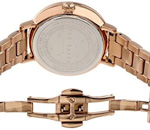 Ted Baker Women's TE4107 "Vintage Glam" Rose-Gold Tone Stainless Steel Rhinestone-Accented Watch