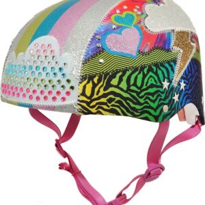 Raskullz Girls Loud Cloud Sparklez Helmet , Loud Cloud Ages 5+ (Adjustable)