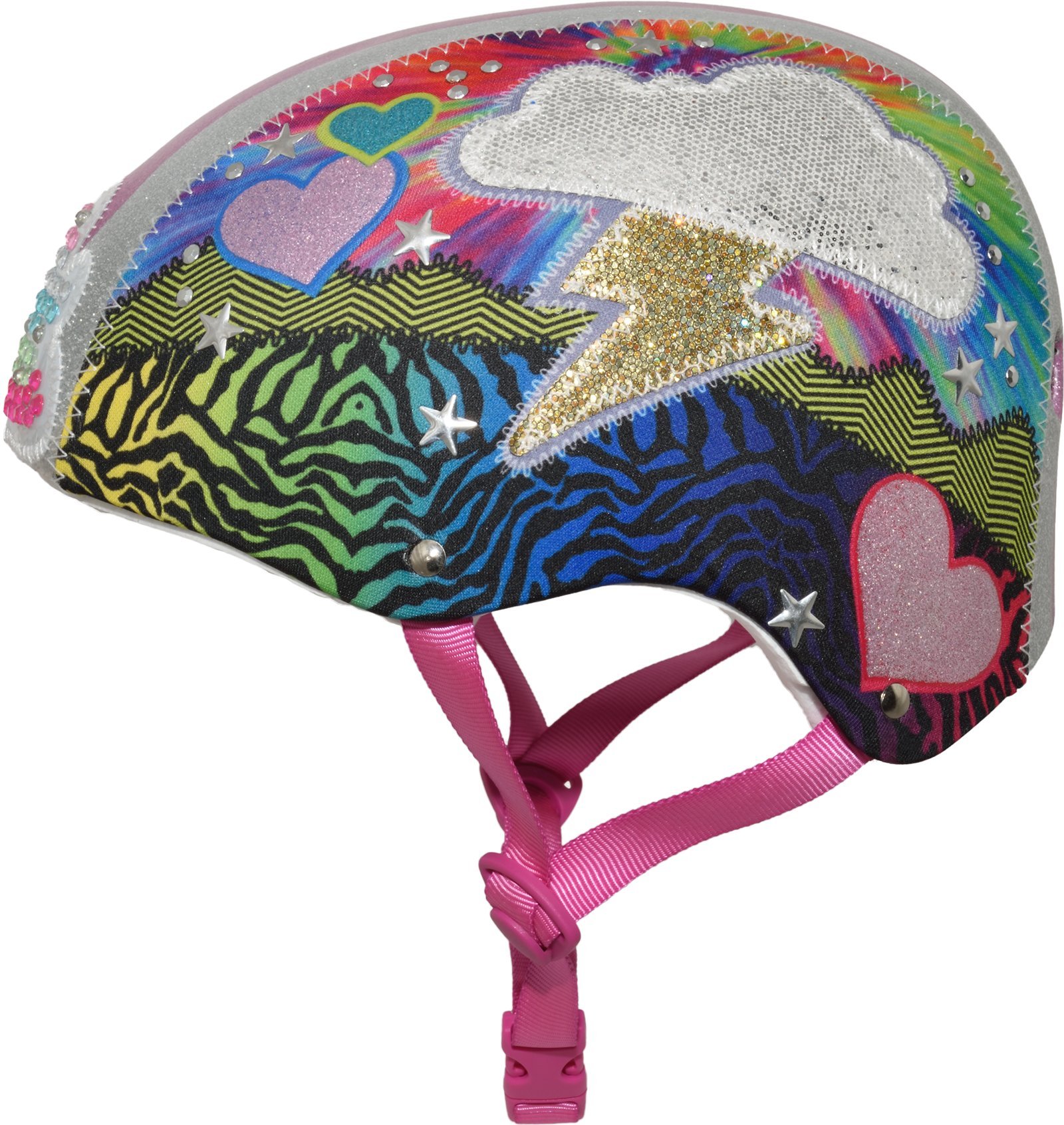 Raskullz Girls Loud Cloud Sparklez Helmet , Loud Cloud Ages 5+ (Adjustable)