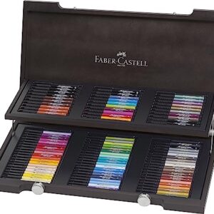 Faber-Castell Pitt Artist Wooden Box, Pack of 90