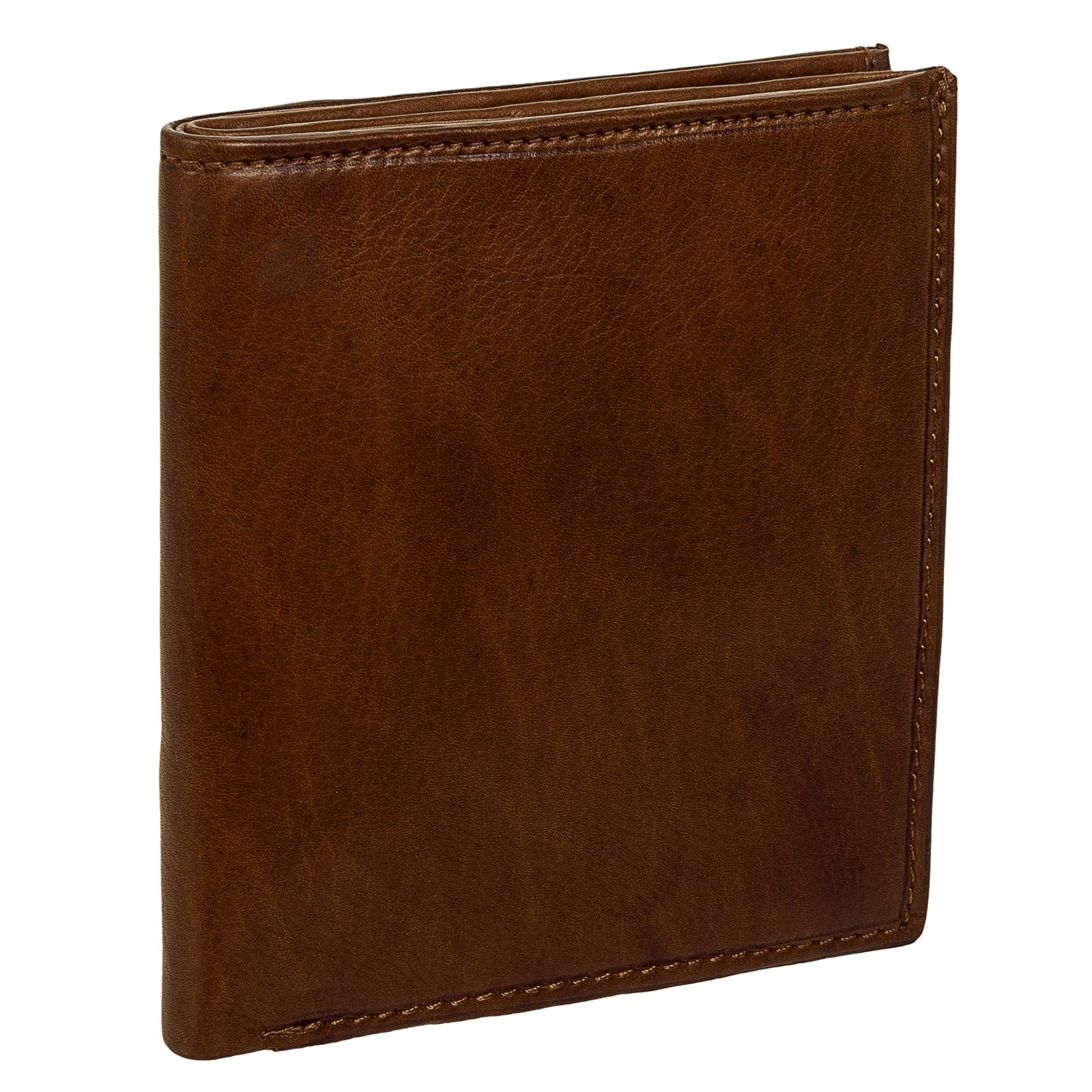 Paul & Taylor Men's Leather Big Hipster Bifold Wallet (British Brown)