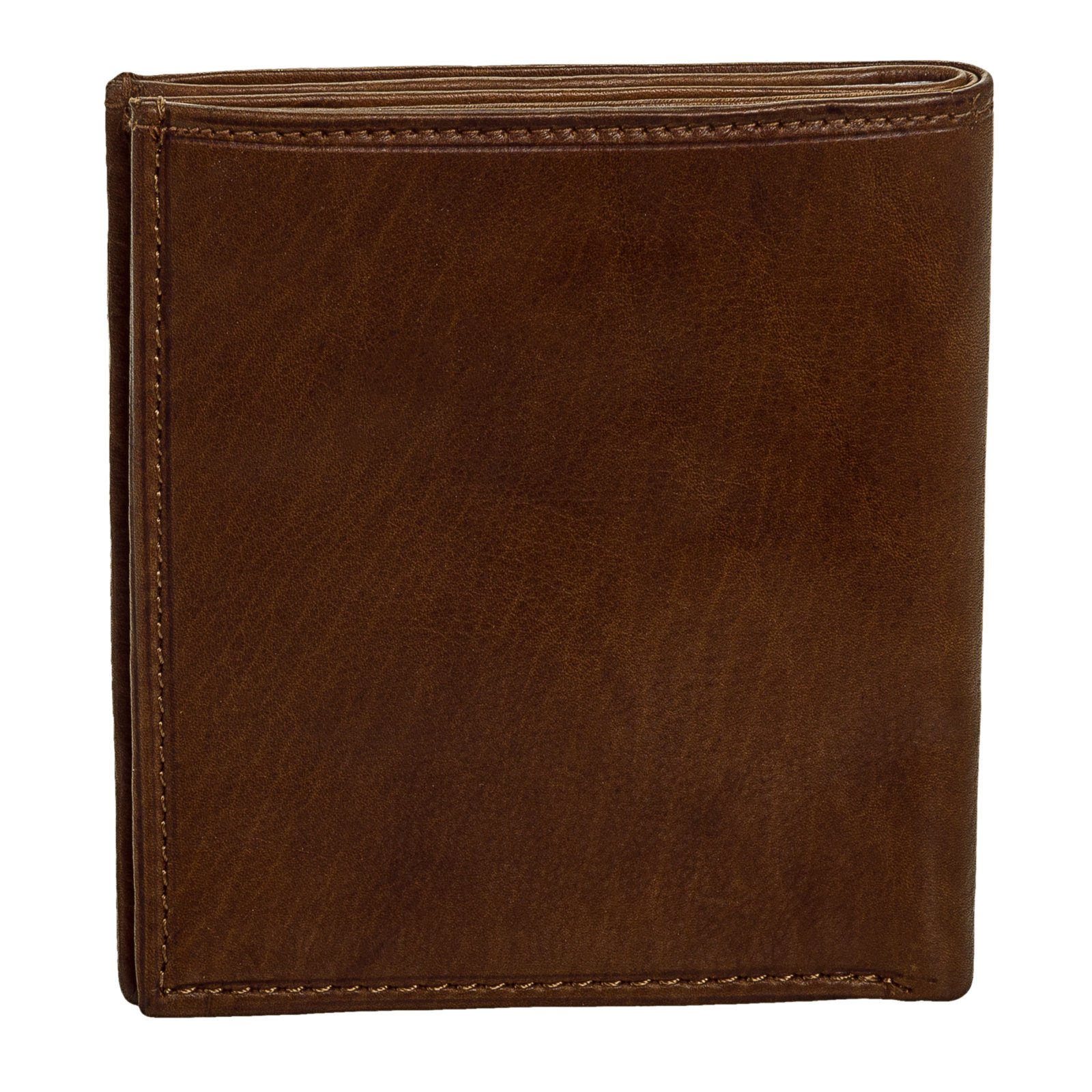 Paul & Taylor Men's Leather Big Hipster Bifold Wallet (British Brown)