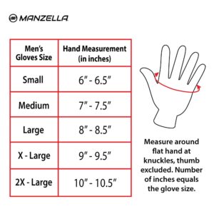 Manzella Men's All Elements 3.0 Cold Weather Sports Glove, Waterproof, Windproof, Touchscreen Capable