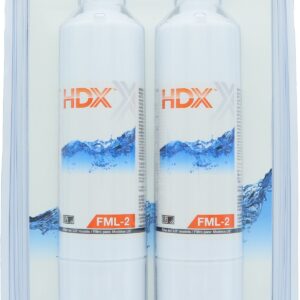 HDX FML-2 Replacement Water Filter / Purifier for LG Refrigerators (2 Pack)