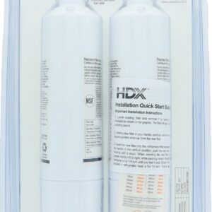 HDX FML-2 Replacement Water Filter / Purifier for LG Refrigerators (2 Pack)