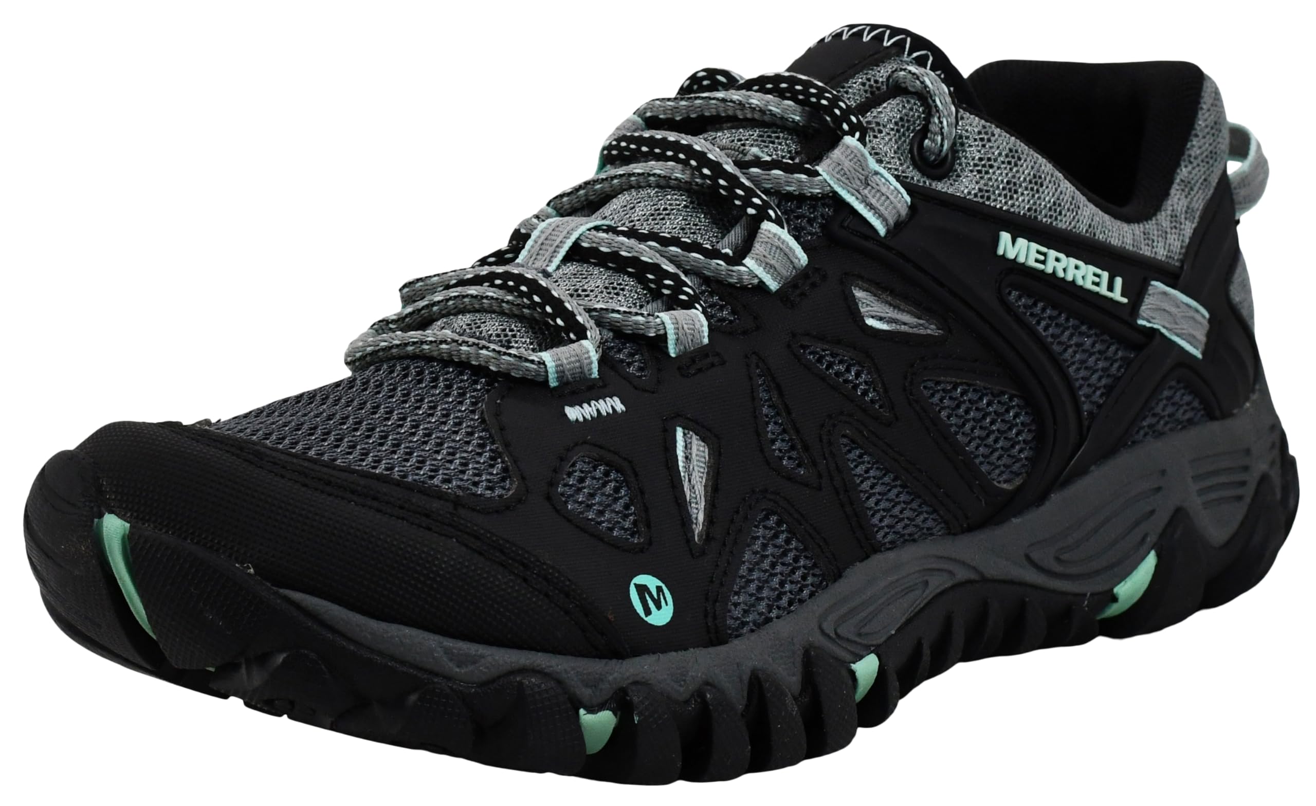 Merrell Women's All Out Blaze Aero Sport Hiking Water Shoe,Black/Aventurine,6 M US