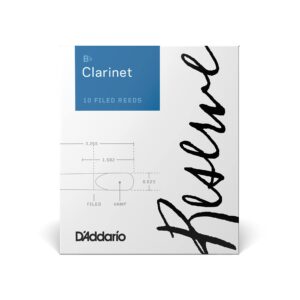 D'Addario Reserve Bb Clarinet Reeds, Strength 3.5, 10-pack