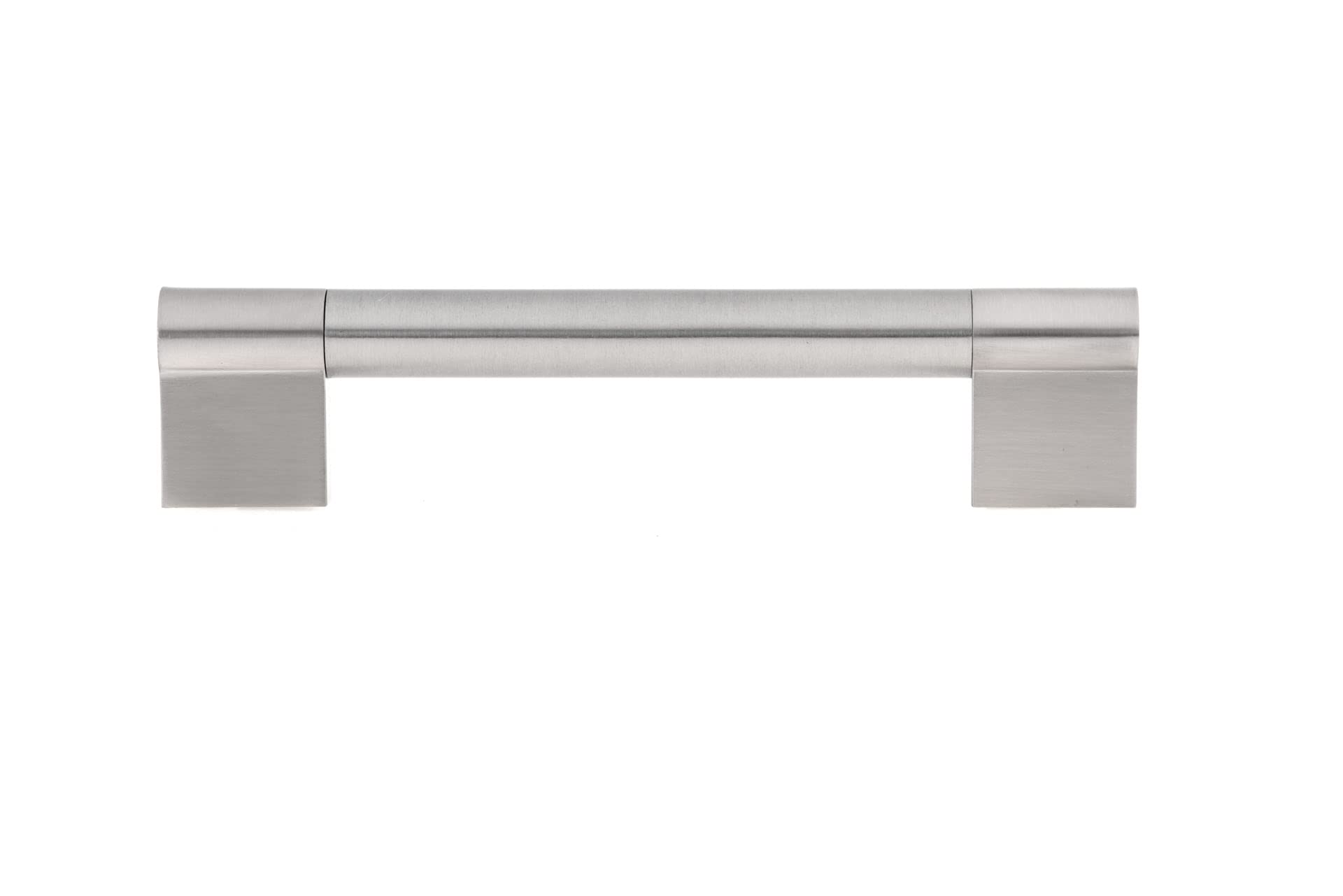 Richelieu Hardware BP527128195 Avellino Collection 5 1/16-inch (128 mm) Center-to-Center Brushed Nickel Modern Cabinet and Drawer Pull Handle for Kitchen, Bathroom, and Furniture