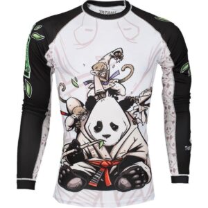 tatami fightwear gentle panda rashguard - medium - black/white