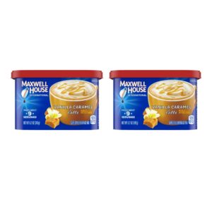 maxwell house international vanilla caramel latte mix, 8.7 oz. (pack of 2)