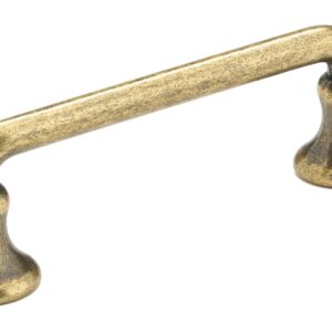 Richelieu Hardware BP873R3 Toulon Collection 3-inch (76 mm) Center-to-Center Regency Brass Traditional Round Cabinet and Drawer Pull Handle for Kitchen, Bathroom, and Furniture