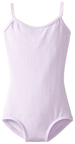 Clementine Girls' Little (2-7) Camisole Leotard Cami Tops Spaghetti Strap Ballerina Dancewear Costumes, Lilac, 6X/7