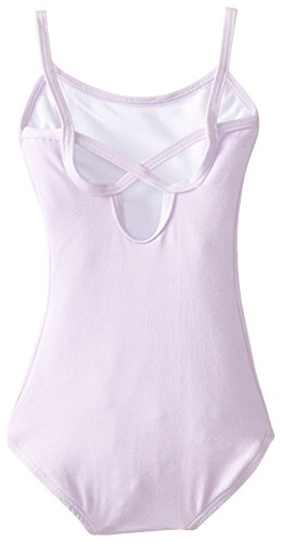 Clementine Girls' Little (2-7) Camisole Leotard Cami Tops Spaghetti Strap Ballerina Dancewear Costumes, Lilac, 6X/7