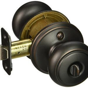 Schlage F51AAND716 Andover Door Knob Keyed Entry Lock, Aged Bronze