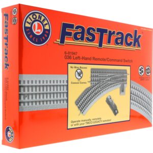 Lionel FasTrack Electric O Gauge, O36 Remote/Command Switch, Left Hand