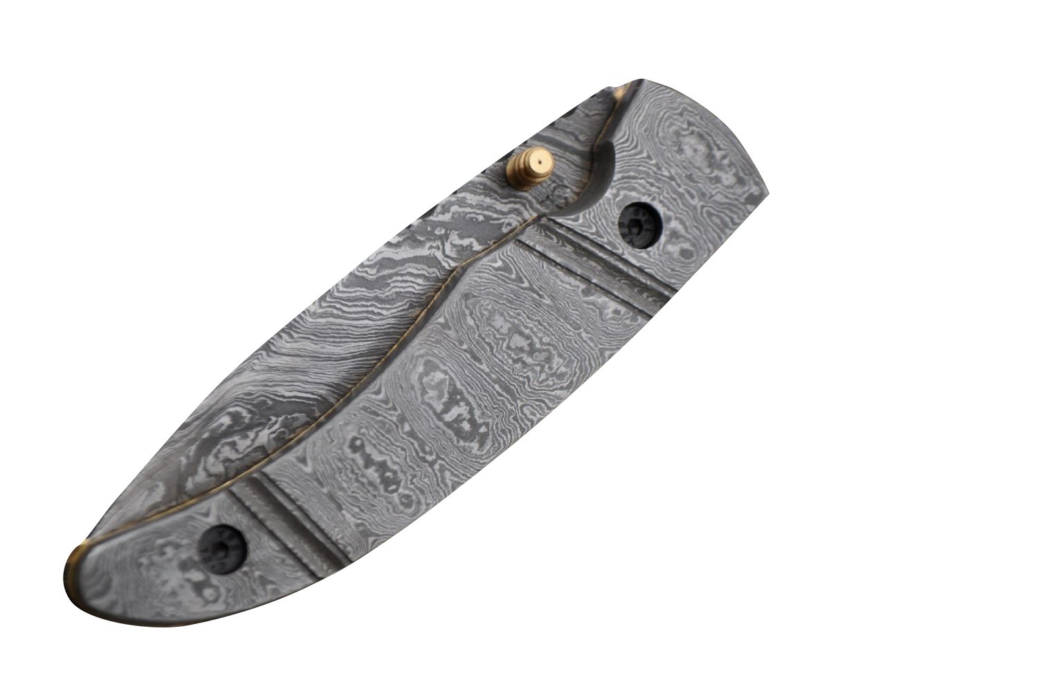 Perkin Knives Handmade Damascus Hunting Foldable Knife