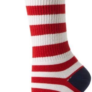 SockGuy, USA Flag, Crew Sock, Sporty and Stylish, 1 Inch - Small/Medium