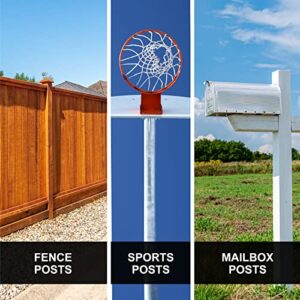 Fast 2K Fence Post Mix and Concrete Alternative and Replacement for Fence Post and Mail Post Installs. 32.8 oz Bag of Expanding Composite Footing Compound