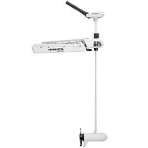 minn kota riptide fortrex saltwater bow-mount trolling motor with 62-inch shaft and hand control (36-volt, 112-pound)