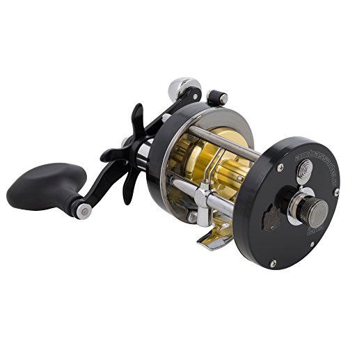 Abu Garcia Ambassadeur CS Conventional Reel, Size 7000 (1324530), 2 Stainless Steel Ball Bearings + 1 Roller Bearing, Carbon Fiber Star Drag, Max of 20lb | 9.0kg,Black