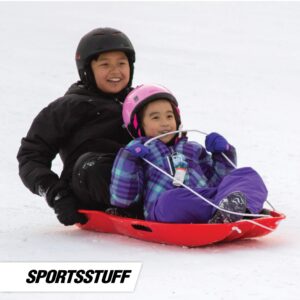 SportsStuff Airhead Classic 2 Person Toboggan Snow Sled