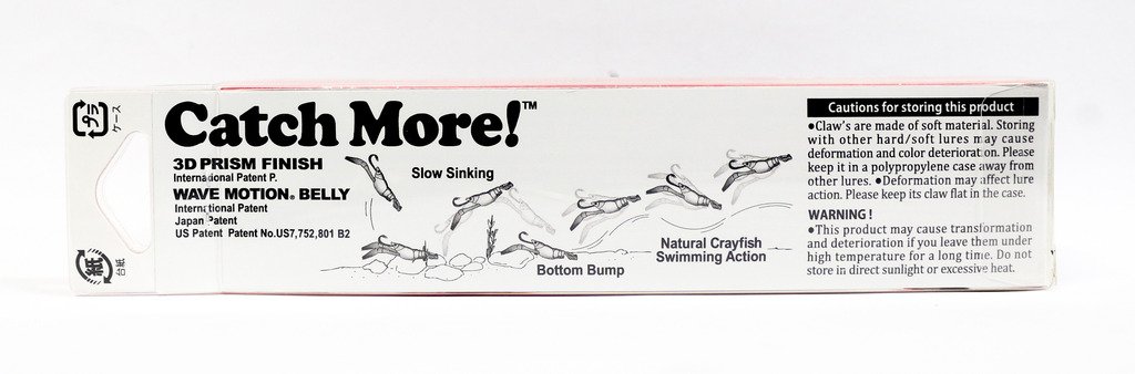 Yo-Zuri 3DB Crayfish Slow Sinking Lure, Prism Red, 3-Inch