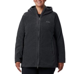 Columbia Women's Benton Springs II Long Hoodie, Charcoal Heather, Medium